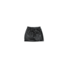 Jupe noire en simili cuir mat Sifia